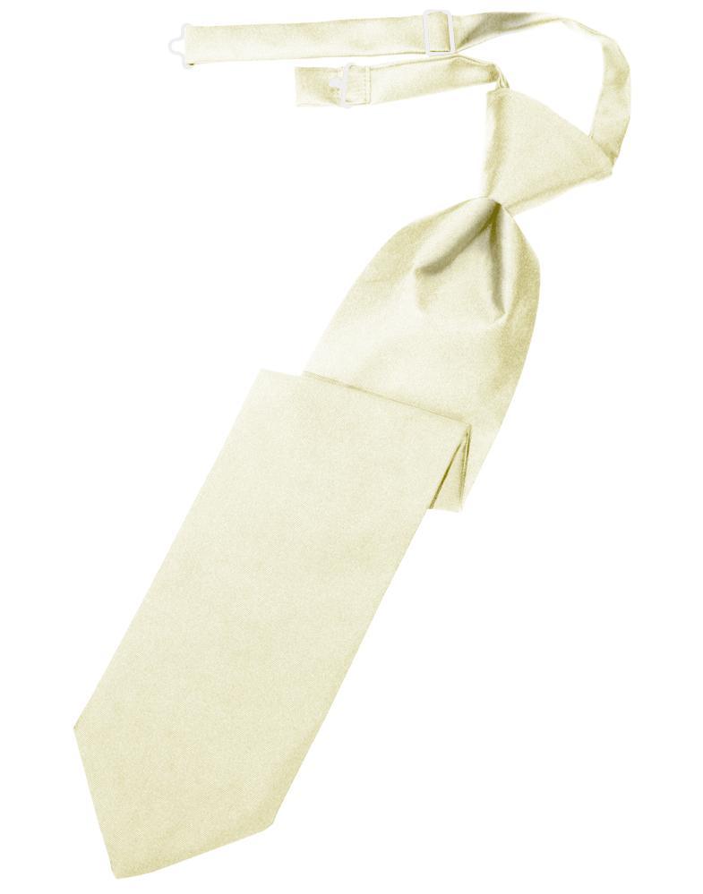 Ivory Luxury Satin Necktie