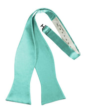 Load image into Gallery viewer, Cardi Self Tie Mermaid Luxury Satin Bow Tie
