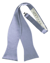Load image into Gallery viewer, Cardi Self Tie Periwinkle Luxury Satin Bow Tie