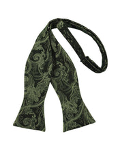 Load image into Gallery viewer, Cardi Self Tie Fern Tapestry Bow Tie