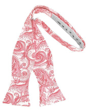 Load image into Gallery viewer, Cardi Self Tie Guava Tapestry Bow Tie