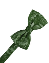 Load image into Gallery viewer, Cardi Pre-Tied Hunter Tapestry Bow Tie