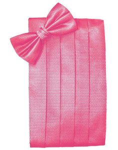 Cardi Bubblegum Herringbone Cummerbund