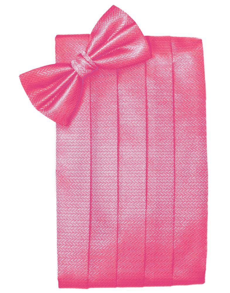 Cardi Bubblegum Herringbone Cummerbund