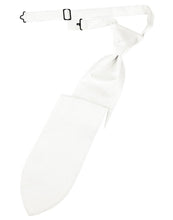 Load image into Gallery viewer, Cardi Pre-Tied Diamond White Herringbone Necktie