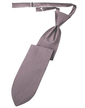 Load image into Gallery viewer, Cardi Pre-Tied Frosty Pink Herringbone Necktie