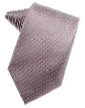 Load image into Gallery viewer, Cardi Self Tie Frosty Pink Herringbone Necktie