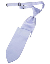 Load image into Gallery viewer, Cardi Pre-Tied Periwinkle Herringbone Necktie