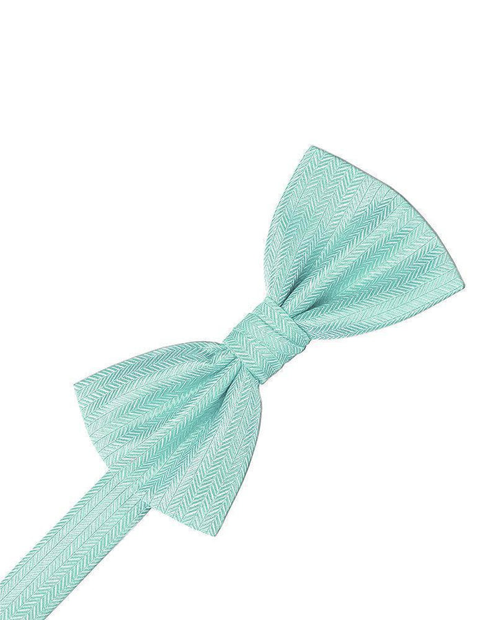 Cardi Pool Herringbone Bow Tie