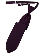 Load image into Gallery viewer, Cardi Pre-Tied Raisin Herringbone Necktie