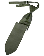 Load image into Gallery viewer, Cardi Pre-Tied Sage Herringbone Necktie