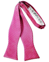 Load image into Gallery viewer, Cardi Self Tie Fuchsia Palermo Bow Tie