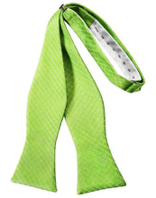 Load image into Gallery viewer, Cardi Self Tie Lime Palermo Bow Tie
