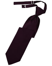 Load image into Gallery viewer, Cardi Pre-Tied Berry Luxury Satin Necktie