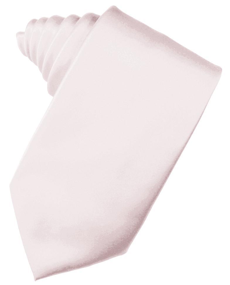 Cardi Self Tie Blush Luxury Satin Necktie