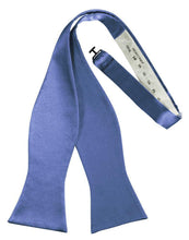 Load image into Gallery viewer, Cardi Self Tie Cornflower Luxury Satin Bow Tie
