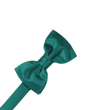 Load image into Gallery viewer, Cardi Pre-Tied Jade Luxury Satin Bow Tie