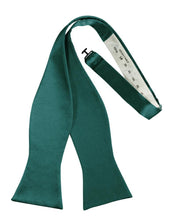 Load image into Gallery viewer, Cardi Self Tie Jade Luxury Satin Bow Tie