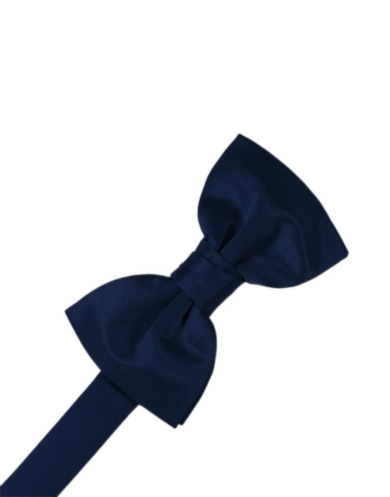 Cardi Pre-Tied Marine Luxury Satin Bow Tie