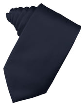 Load image into Gallery viewer, Cardi Self Tie Midnight Luxury Satin Necktie