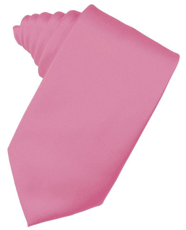 Cardi Self Tie Rose Petal Luxury Satin Necktie