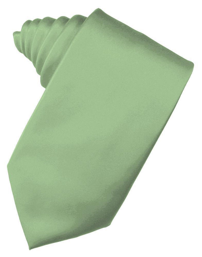 Cardi Self Tie Sage Luxury Satin Necktie