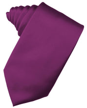 Load image into Gallery viewer, Cardi Self Tie Sangria Luxury Satin Necktie