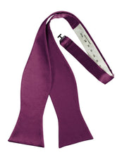 Load image into Gallery viewer, Cardi Self Tie Sangria Luxury Satin Bow Tie