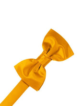 Load image into Gallery viewer, Cardi Pre-Tied Tangerine Luxury Satin Bow Tie
