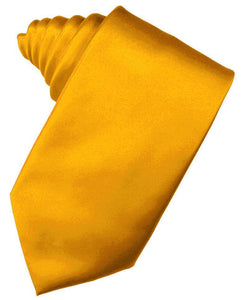 Cardi Self Tie Tangerine Luxury Satin Necktie