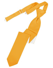 Load image into Gallery viewer, Cardi Pre-Tied Tangerine Luxury Satin Skinny Necktie