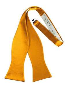 Cardi Self Tie Tangerine Luxury Satin Bow Tie