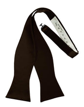 Load image into Gallery viewer, Cardi Self Tie Truffle Luxury Satin Bow Tie