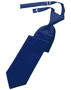 Cardi Royal Blue Solid Twill Windsor Tie