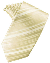 Load image into Gallery viewer, Cardi Self Tie Bamboo Striped Satin Necktie
