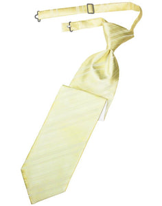 Cardi Pre-Tied Banana Striped Satin Necktie