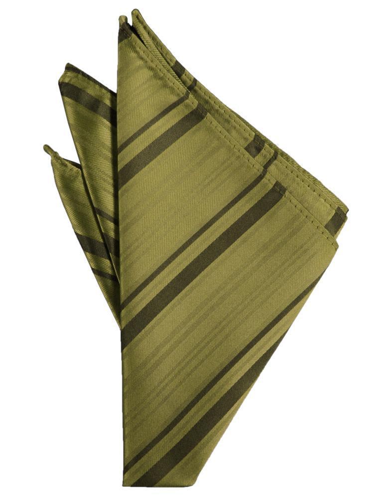 Cardi Fern Striped Satin Pocket Square