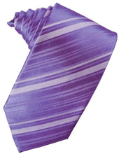 Load image into Gallery viewer, Cardi Self Tie Freesia Striped Satin Necktie
