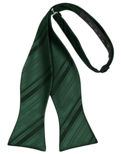 Cardi Self Tie Holly Striped Satin Bow Tie