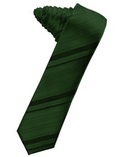 Load image into Gallery viewer, Cardi Self Tie Holly Striped Satin Skinny Necktie