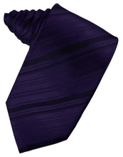 Load image into Gallery viewer, Cardi Self Tie Lapis Striped Satin Necktie