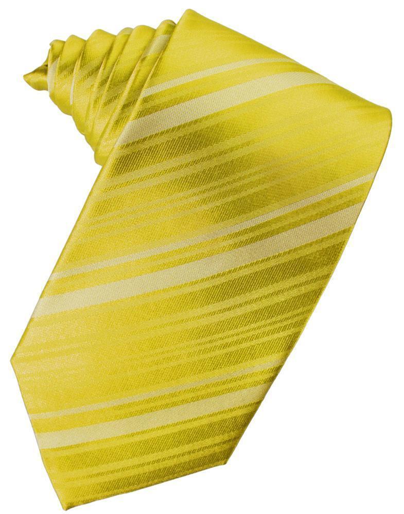 Cardi Self Tie Willow Striped Satin Necktie