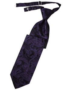 Cardi Pre-Tied Amethyst Tapestry Necktie