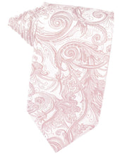 Load image into Gallery viewer, Cardi Self Tie Blush Tapestry Necktie