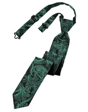 Load image into Gallery viewer, Cardi Pre-Tied Holly Tapestry Skinny Necktie
