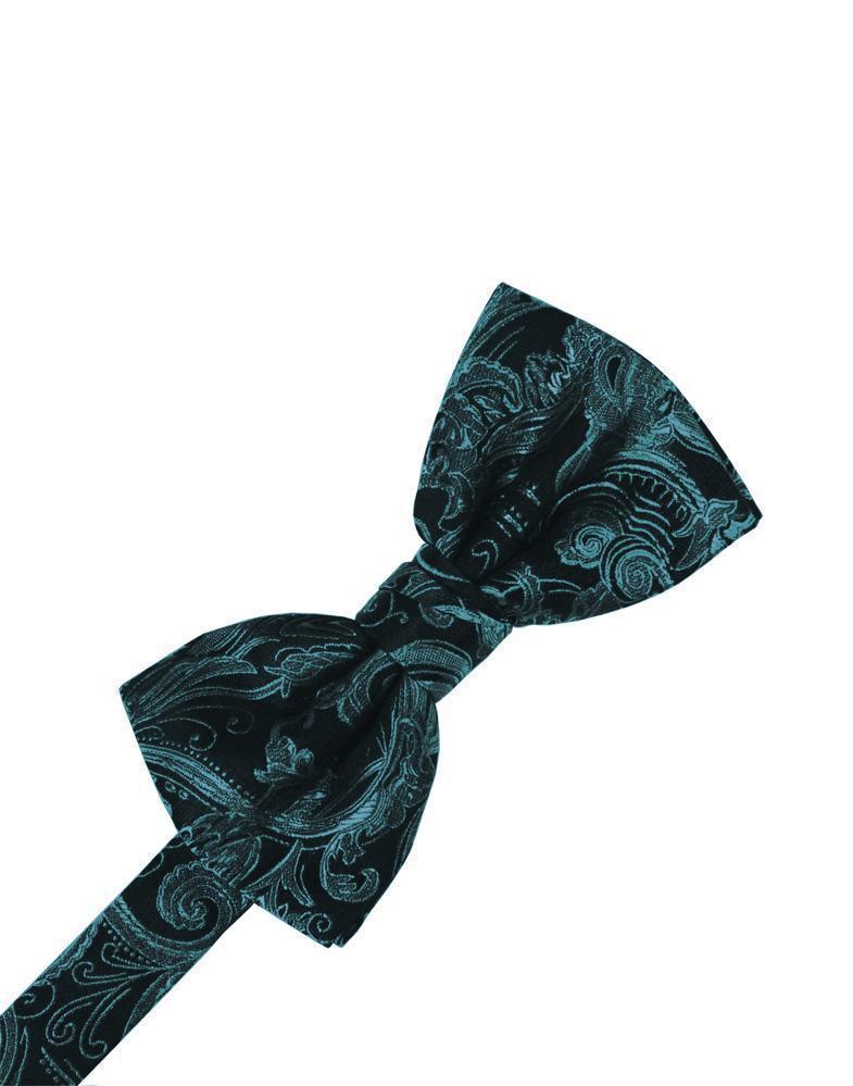 Cardi Pre-Tied Jade Tapestry Bow Tie