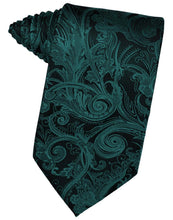 Load image into Gallery viewer, Cardi Self Tie Jade Tapestry Necktie