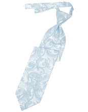 Load image into Gallery viewer, Cardi Pre-Tied Light Blue Tapestry Necktie