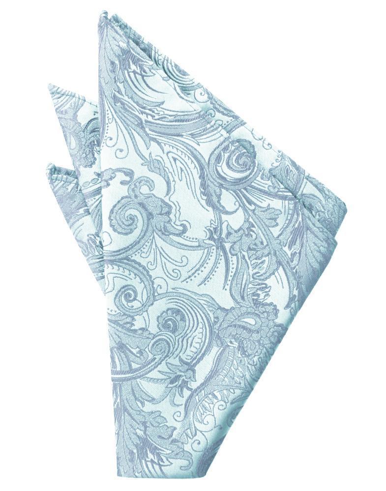 Cardi Light Blue Tapestry Pocket Square