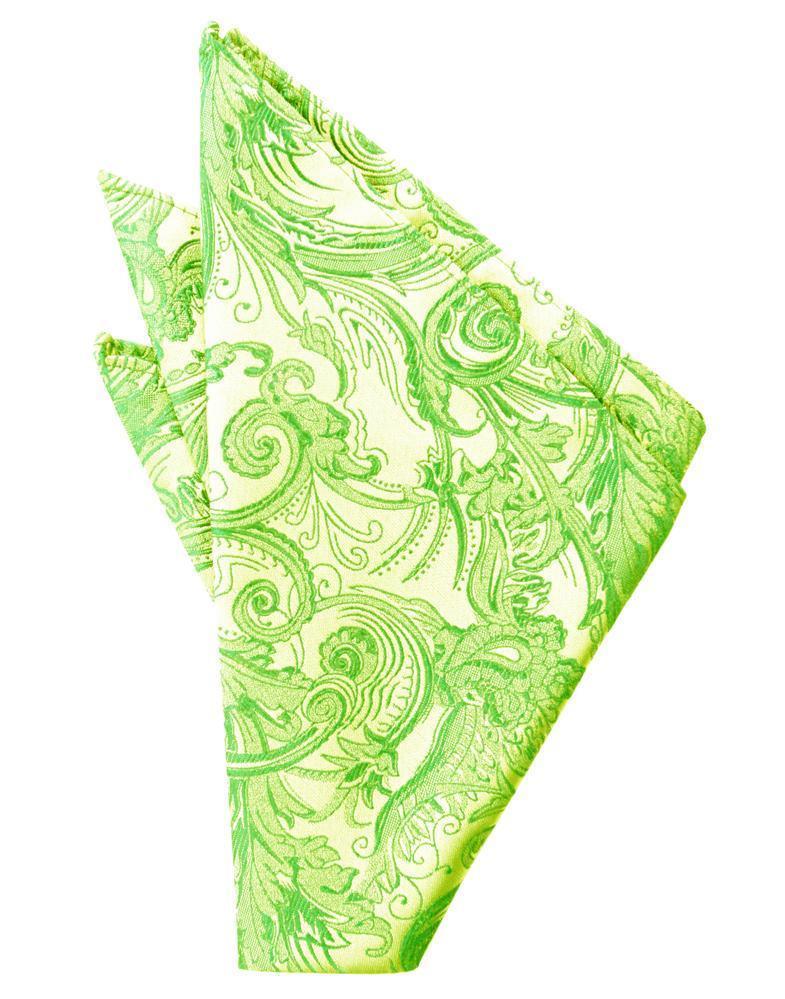 Cardi Lime Tapestry Pocket Square